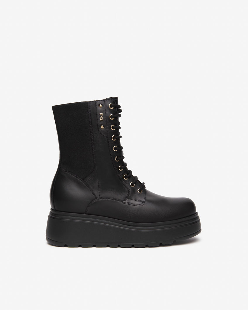 Nero Giardini Black Biker Boots I514900D 100