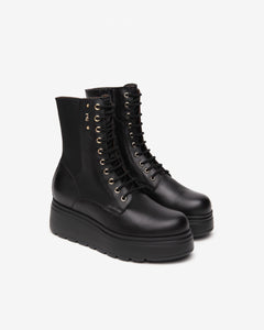 Nero Giardini Black Biker Boots I514900D 100