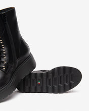 Load image into Gallery viewer, Nero Giardini Black Biker Boots I514900D 100