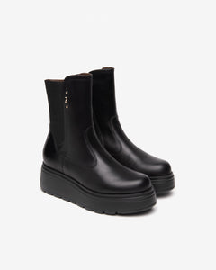 Nero Giardini Black Platform Boots I514901 100