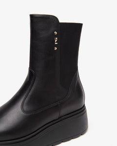 Nero Giardini Black Platform Boots I514901 100