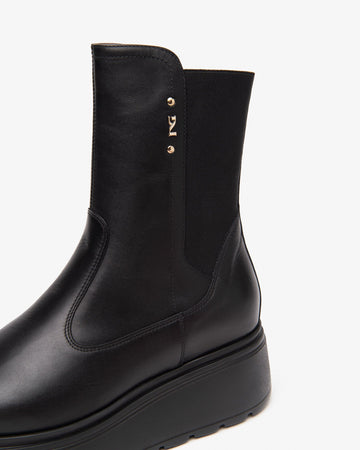 Nero Giardini Black Platform Boots I514901 100