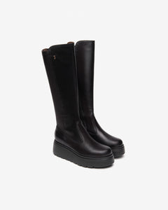 Nero Giardini Black Knee High Boots I514902D 100