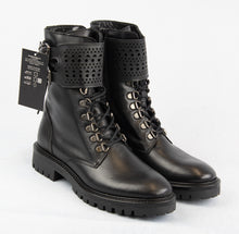 Load image into Gallery viewer, Alpe 2691.17 | Black Leather Lace Up Boots in Negro Black