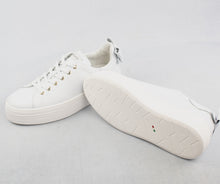 Load image into Gallery viewer, Nero Giardini E306521D Bianco | White Platform Trainers with Bow Detail at Heel