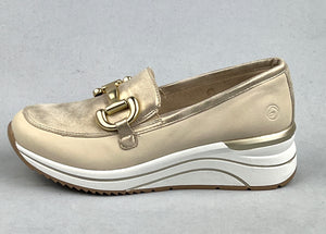 Remonte Wedge Loafers Beige D0T12