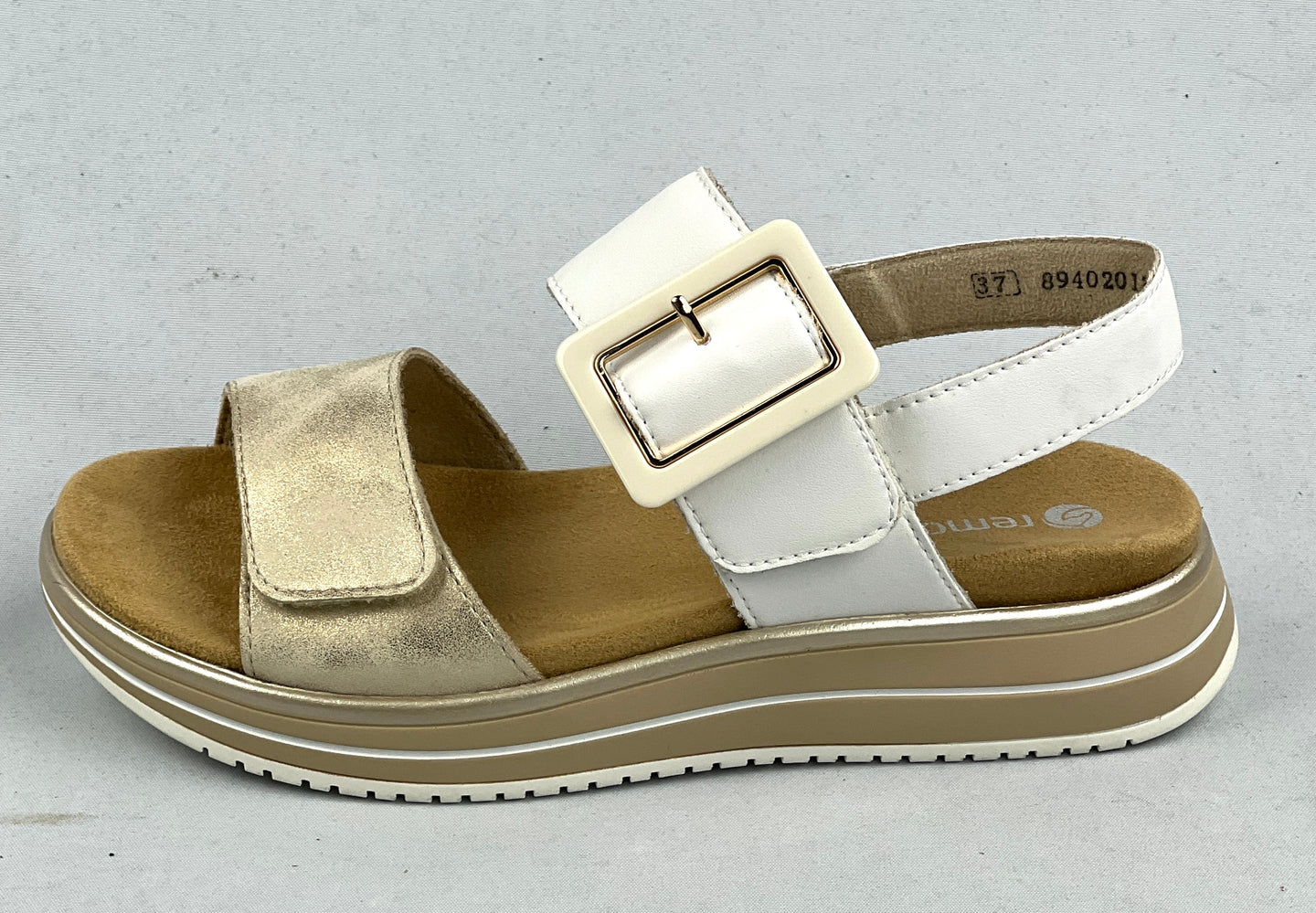 Remonte Sandals White Gold D1J53