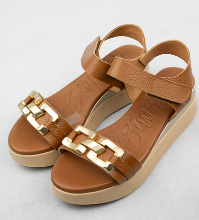 Oh My Sandals 5419 Cognac