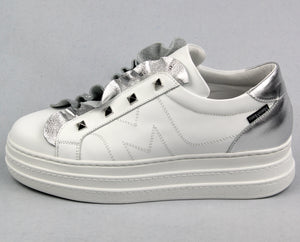 Marco Moreo White Silver Trainers M641JBIA