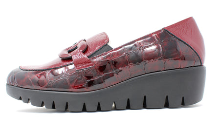 Wonders Red Wedge Shoes C33330