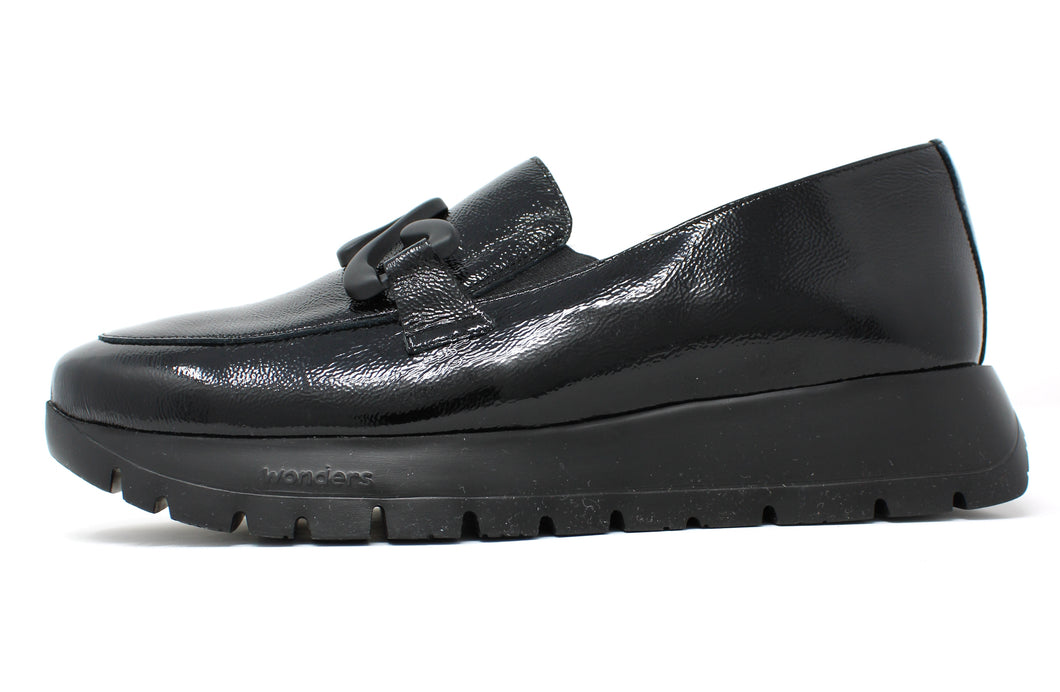 Wonders Black Shoe A2494