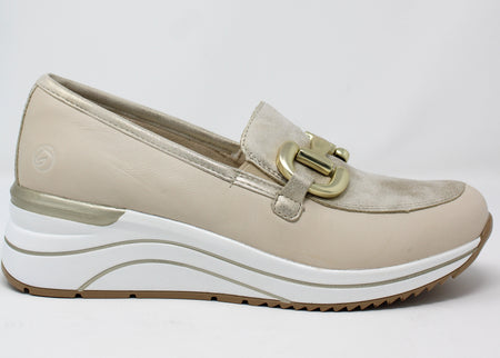 Remonte Beige Wedge Shoes R6711 Porzellan