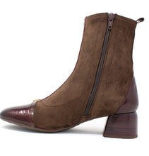 Load image into Gallery viewer, Hispanitas Brown Burgundy Ankle Boots BH1265016 Bordo