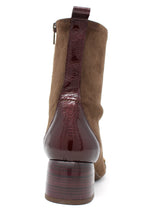 Load image into Gallery viewer, Hispanitas Brown Burgundy Ankle Boots BH1265016 Bordo