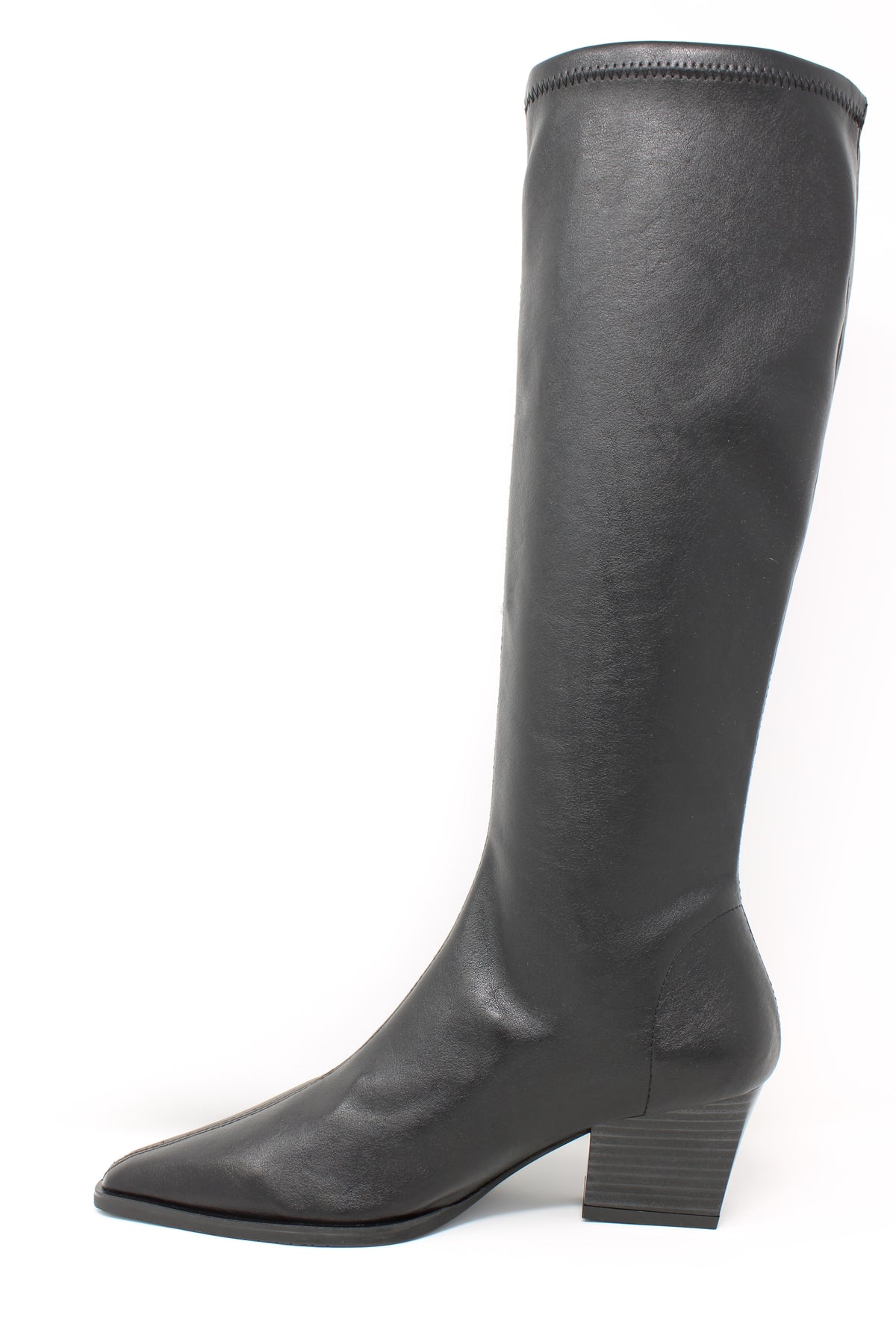 Miss Elastic Slip On Black Boots 78150 05 West Str Negro