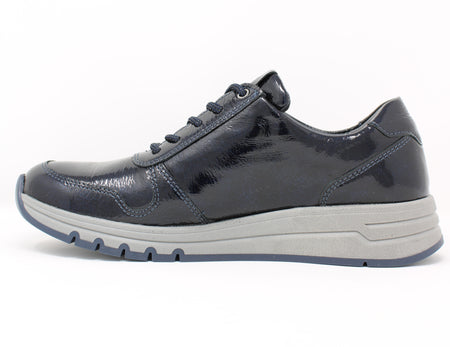 Waldläufer Wide H Fit Navy Trainers 957012 143 194 Notte