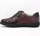 Suave Burgundy Velcro Shoe Banbury 6100-13