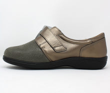 Load image into Gallery viewer, Easy B Velcro Shoe Bronze 75264B