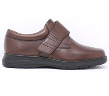 Load image into Gallery viewer, Easy B Brown Velcro Shoe Benny 2V