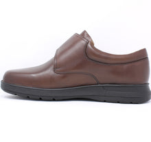 Load image into Gallery viewer, Easy B Brown Velcro Shoe Benny 2V