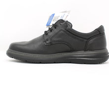 Load image into Gallery viewer, Imac Black Mens Wide Fit Shoe Palermo 651429