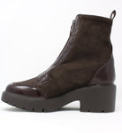 Unisa Brown Front Zip Boots Jadro