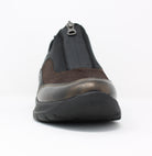 Remonte Black Bronze Front Zip Shoe D2V01