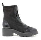 Unisa Black Front Zip Boots Jadro