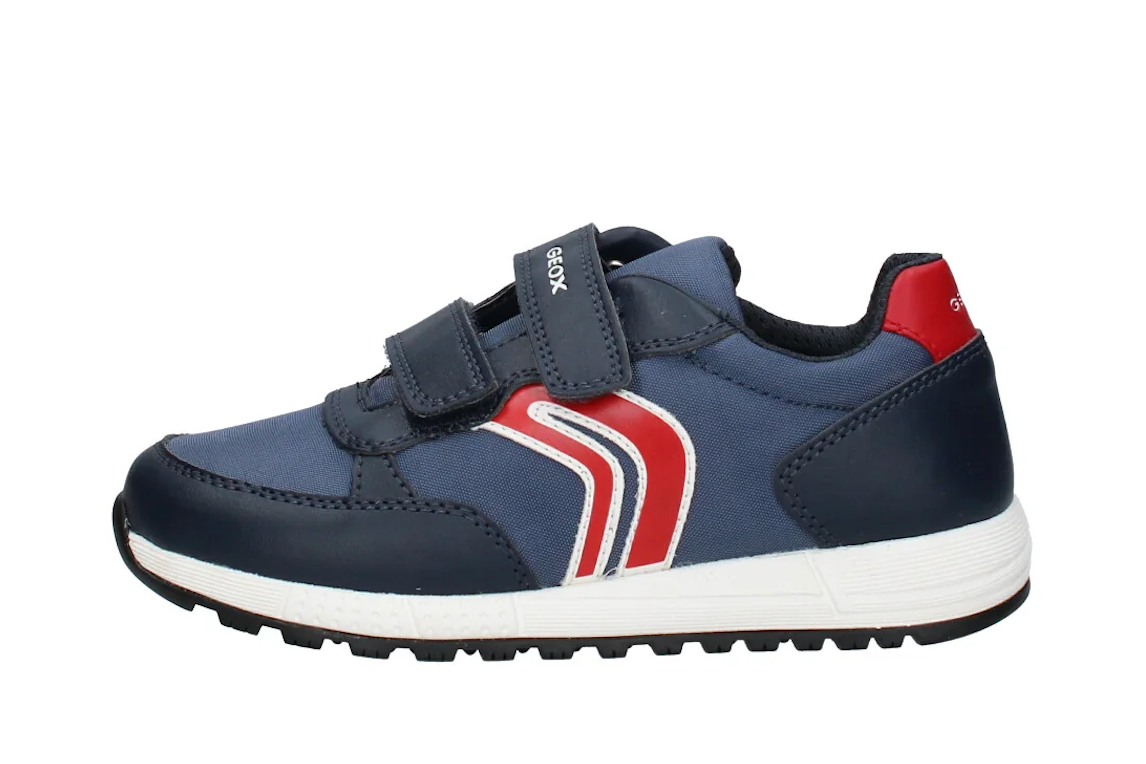 Geox top navy trainers