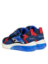 Load image into Gallery viewer, Geox Boys Shoe Navy Red J55LBB