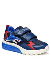 Load image into Gallery viewer, Geox Boys Shoe Navy Red J55LBB