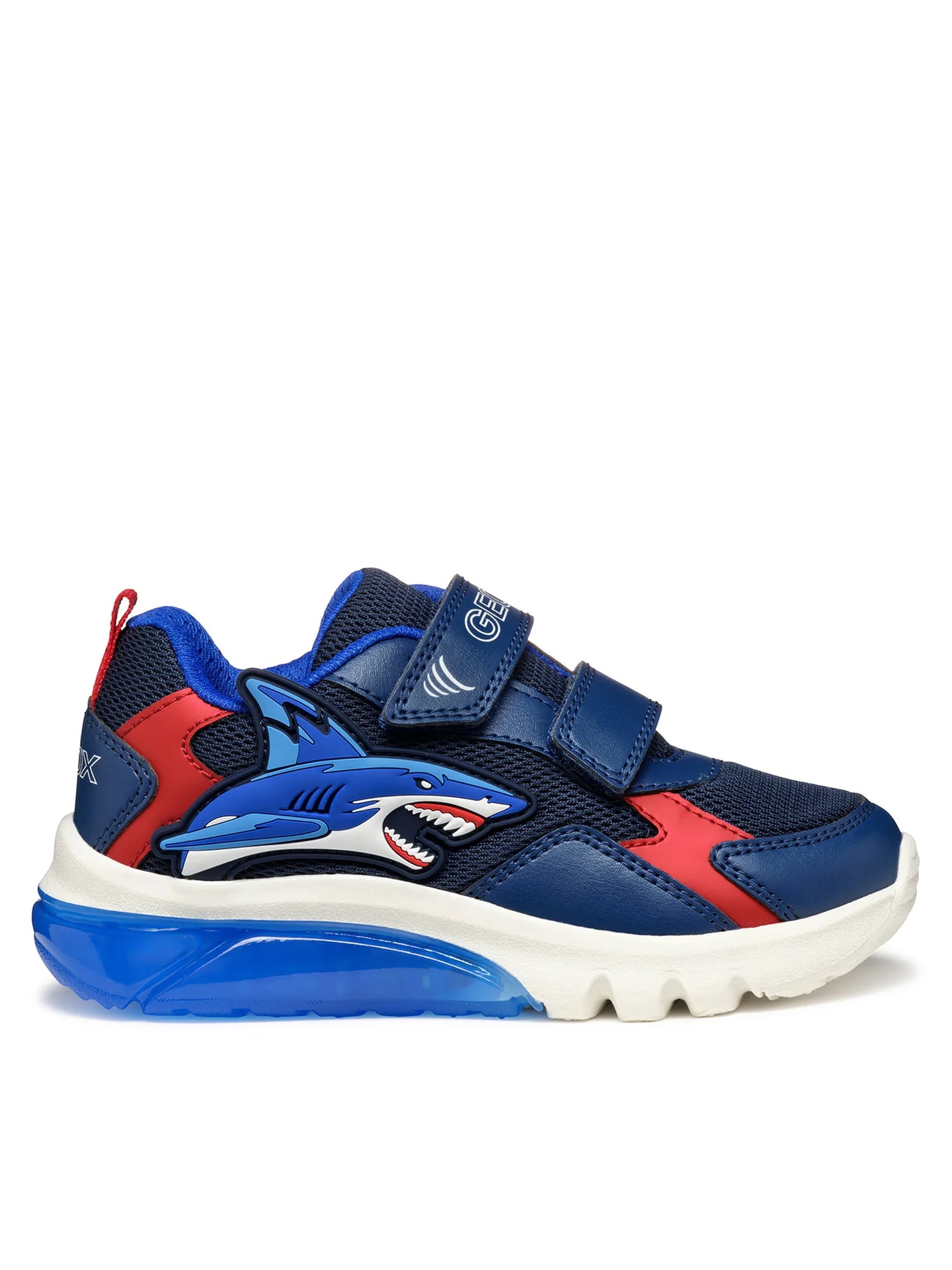 Geox Boys Shoe Navy Red J55LBB
