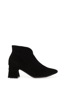 Wonders L-9013 Black Suede Boot