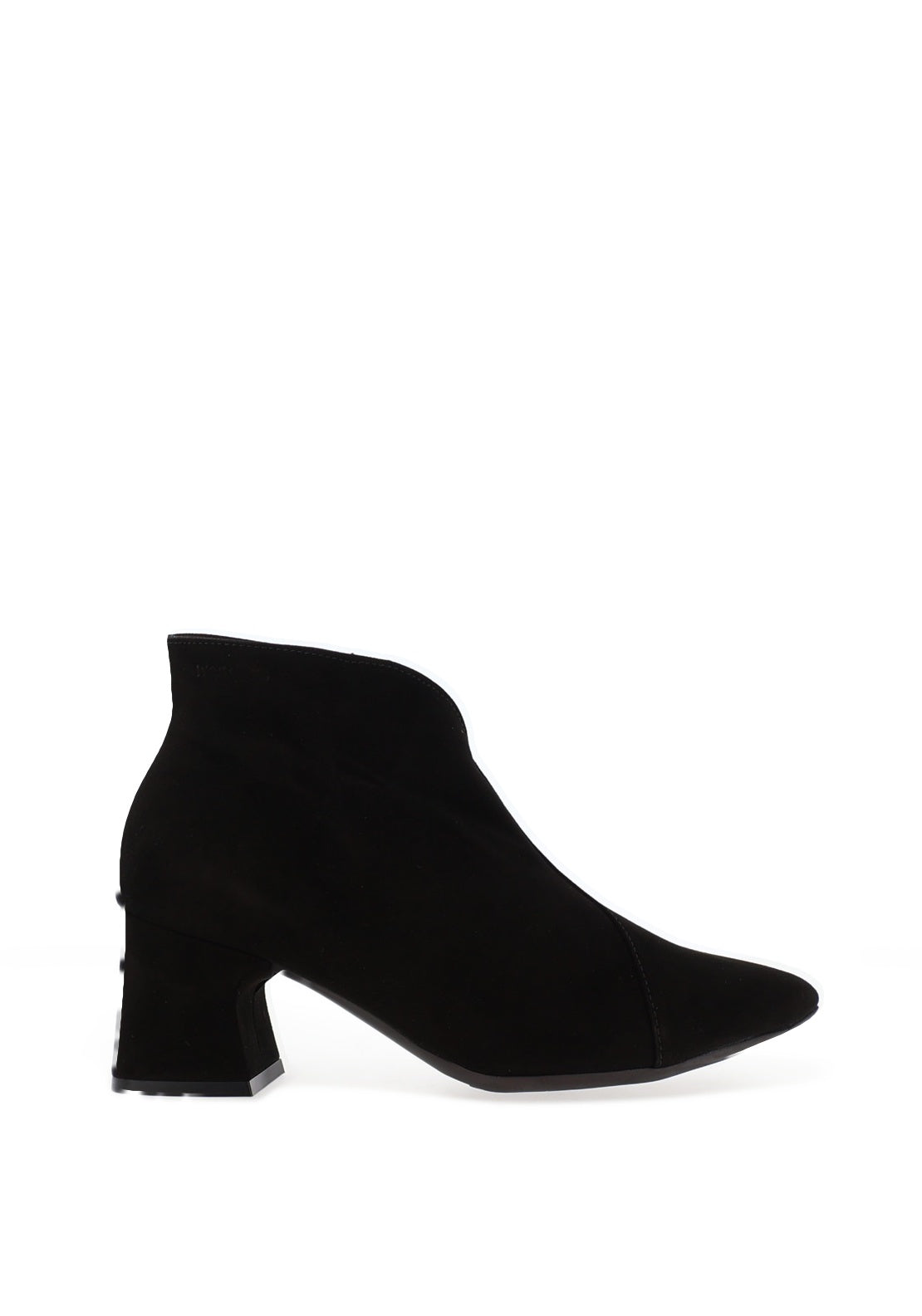 Wonders L-9013 Black Suede Boot