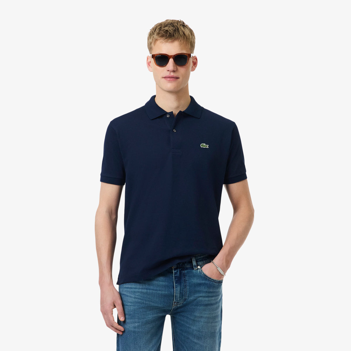 Lacoste Navy Original Polo Shirt L1212 166
