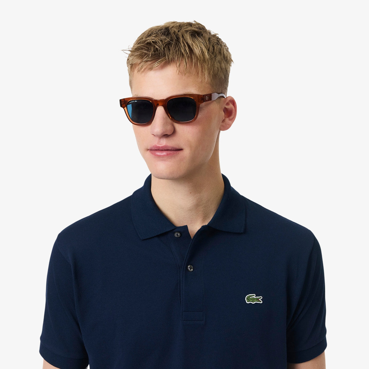Lacoste Navy Original Polo Shirt L1212 166