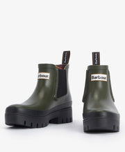 Load image into Gallery viewer, Barbour Halton Wellingtons Olive LRF01000
