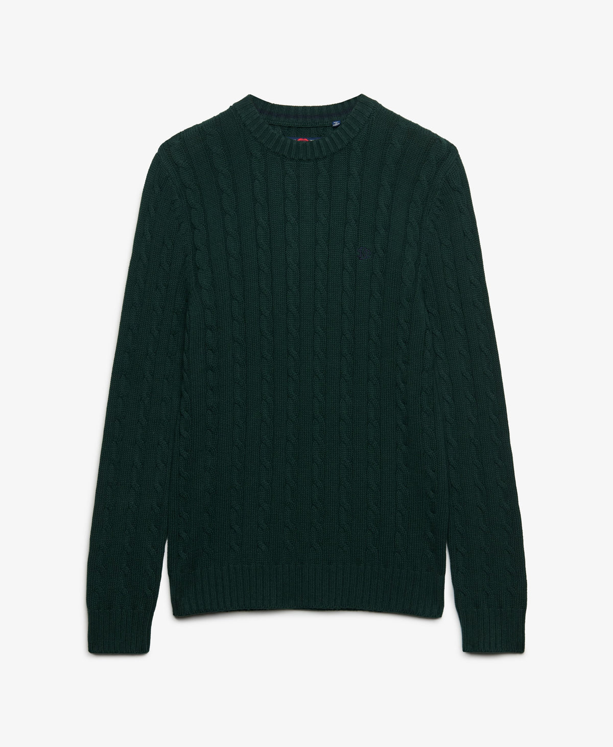 Superdry Green Cable Crew M6110707E L5X