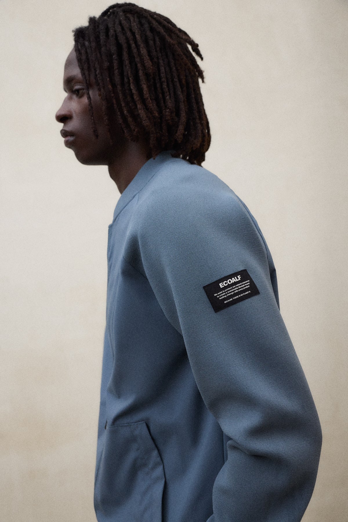 Ecolaf Blue Grey Jacket areca