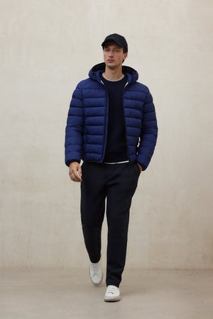 Ecoalf Ink Blue Jacket Aspen