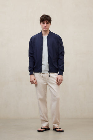Ecoalf Navy Jacket Wale