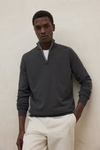 Load image into Gallery viewer, Ecoalf Pine Green Zip Knit Larch