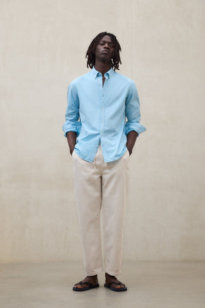 Ecoalf Ocean Blue Shirt Antejo