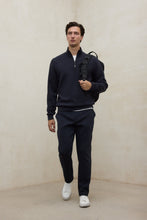 Load image into Gallery viewer, Ecoalf Navy Zip Sweatshirt Betren