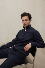 Load image into Gallery viewer, Ecoalf Navy Zip Sweatshirt Betren