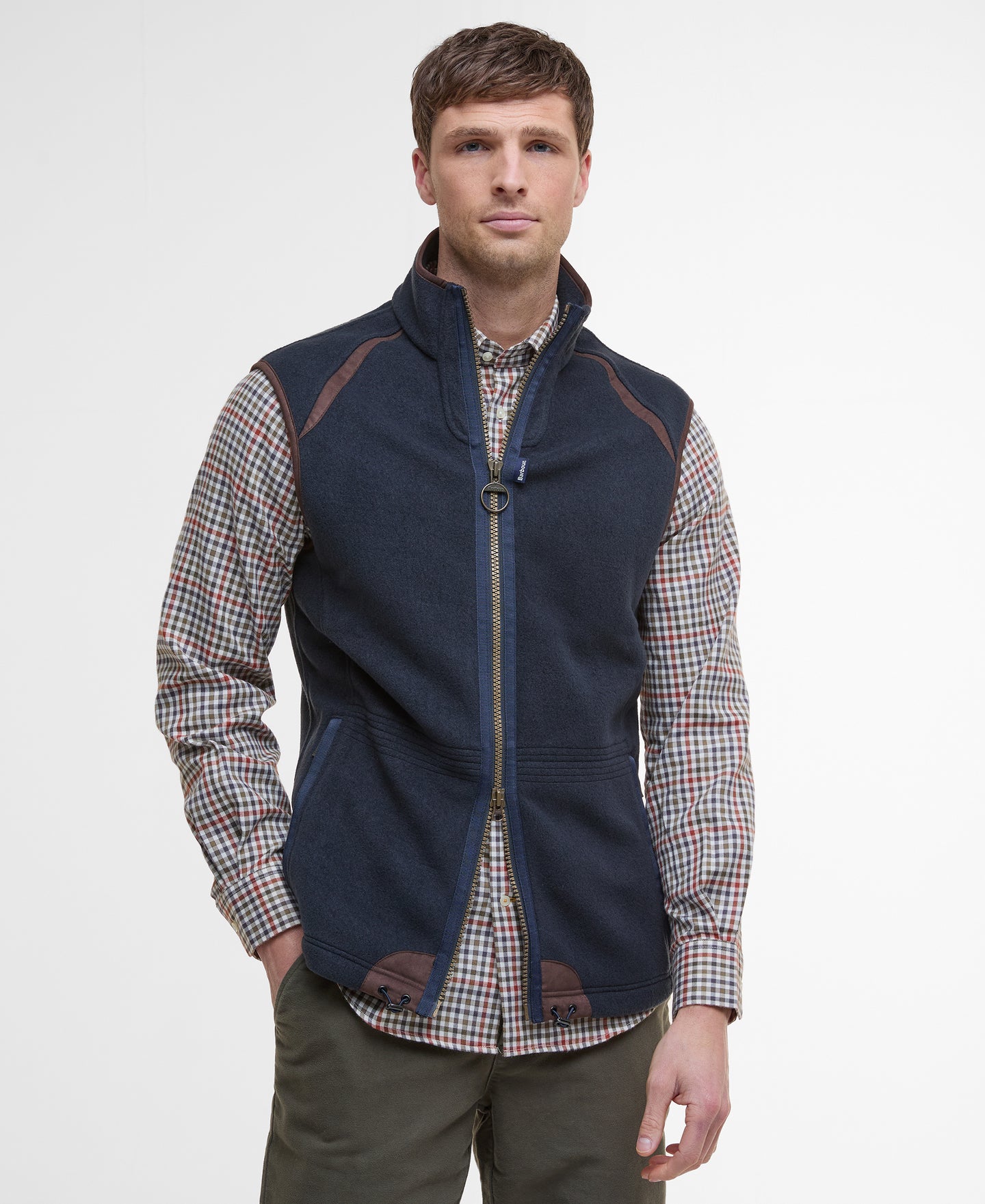 Barbour Langdale Fleece Gilet Navy mfl0079 ny71