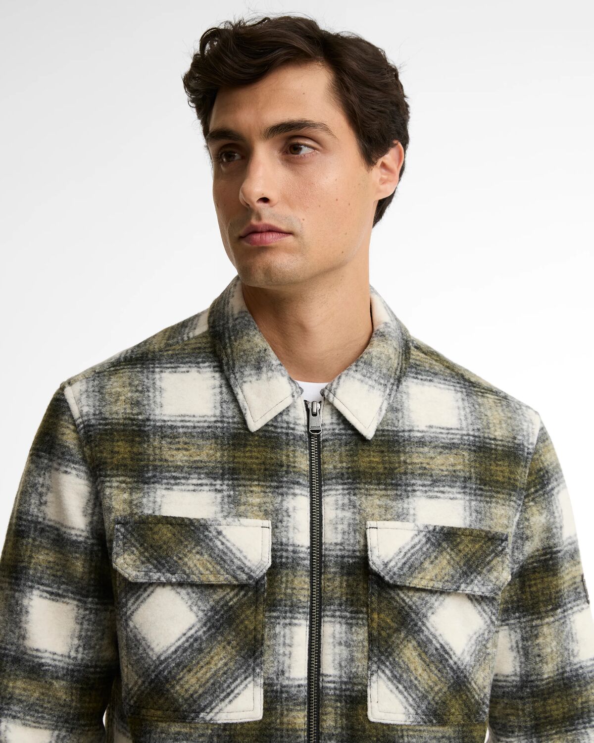 Barbour International Fleece Overshirt MFL0205 GN98