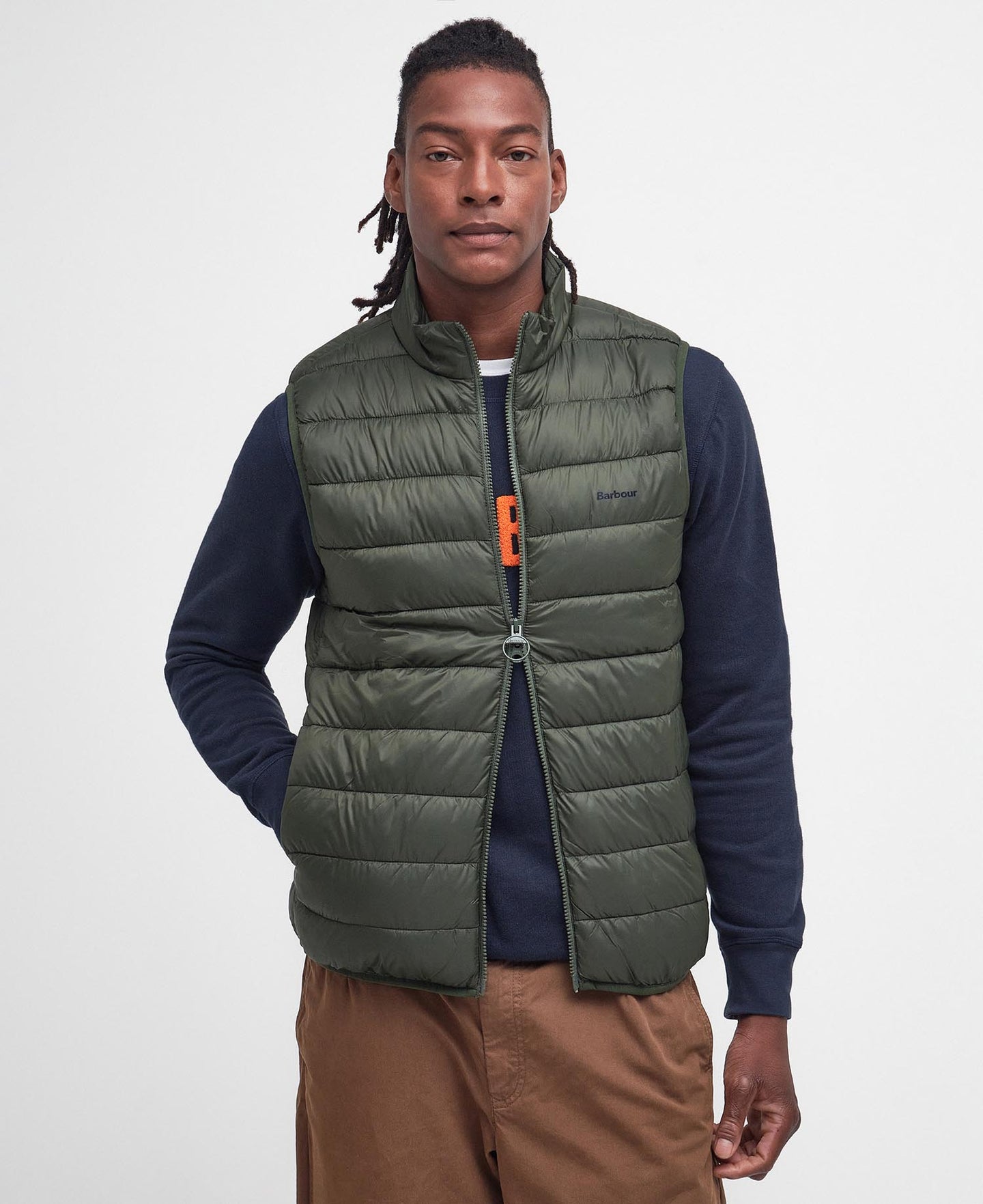 Barbour Green Gilet mgi0024 ol51
