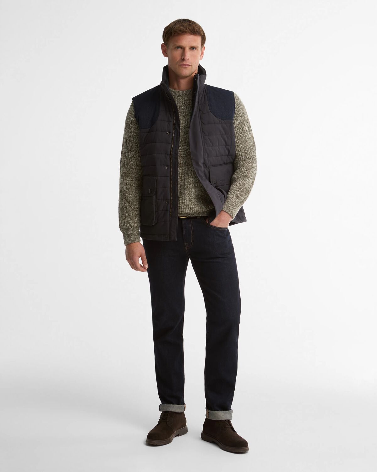 Barbour Navy Bradford Gilet MGI0056 ny91