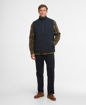 Barbour Hepscott Navy Gilet MGI0319 ny91